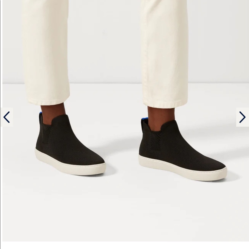 Rothy’s Chelsea sneaker in black